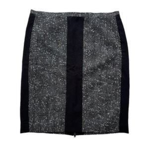 Black Tweed Narciso Rodriguez Midi Skirt